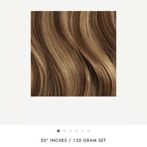 Luxy Hair 20” Ponytail Chestnut Brown Highlights